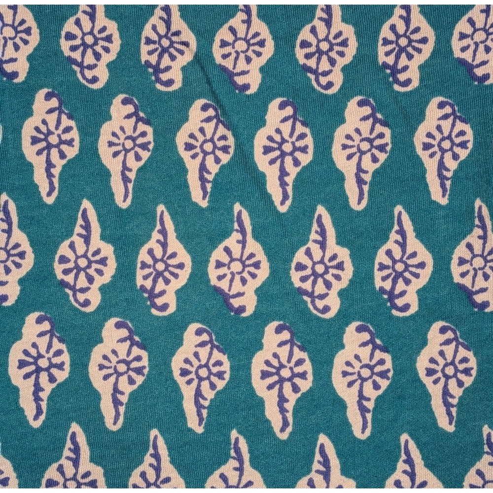 Crewcuts Girls Teal Blue White Pattern Tiered Ruffle Dress Size‎ 5 NWT $50 - Picture 4 of 7